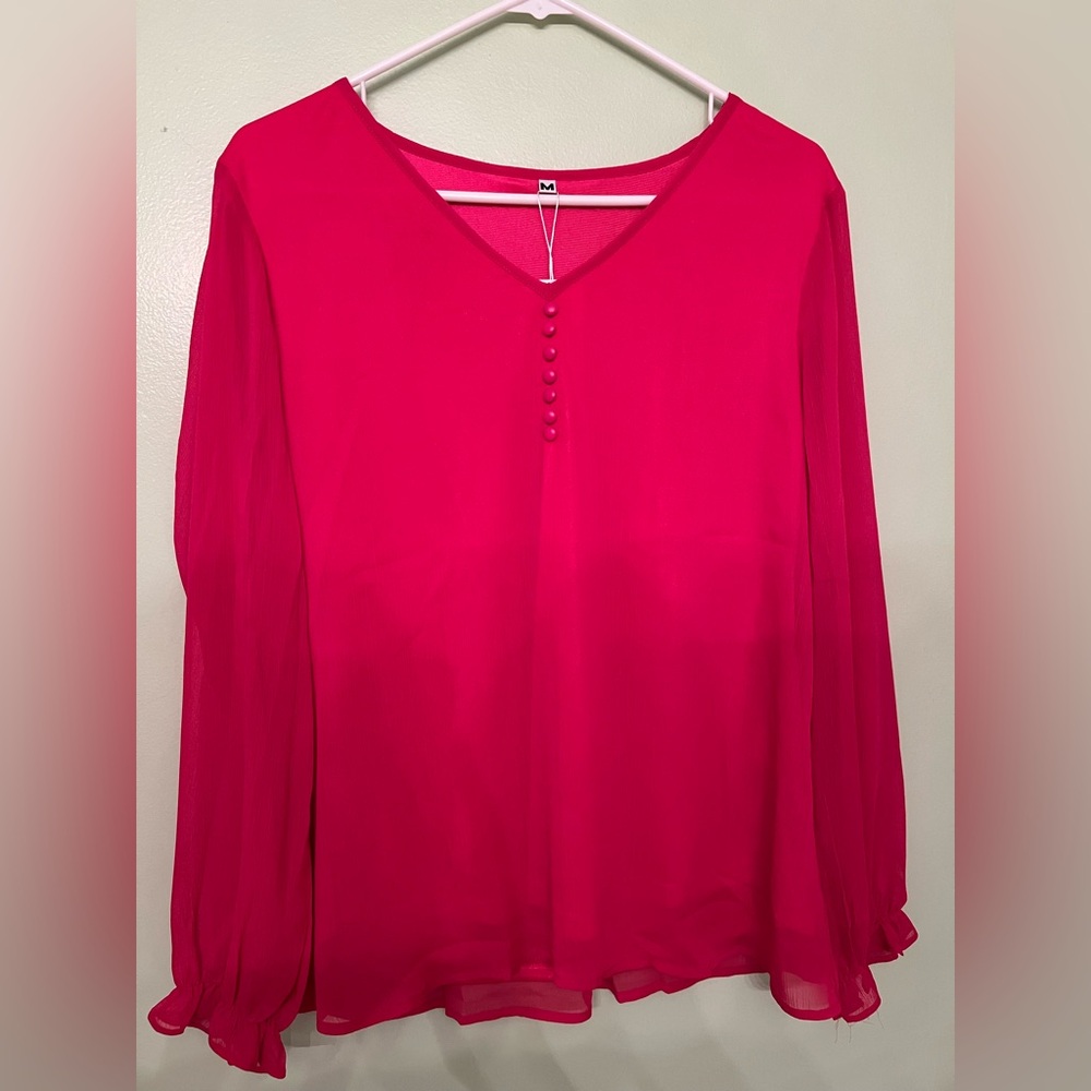 Elegant Pink Blouse